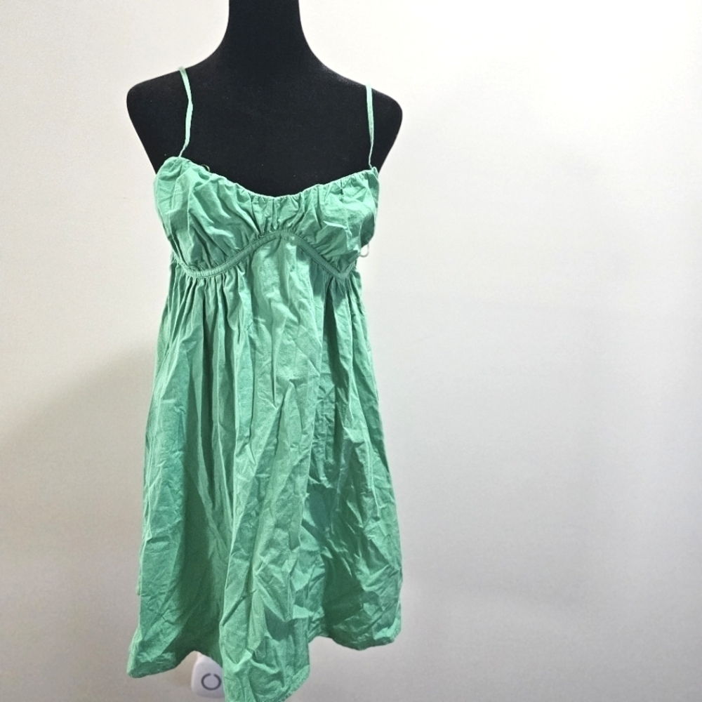 ZARA Sweetheart Neck Babydoll mini dress size large